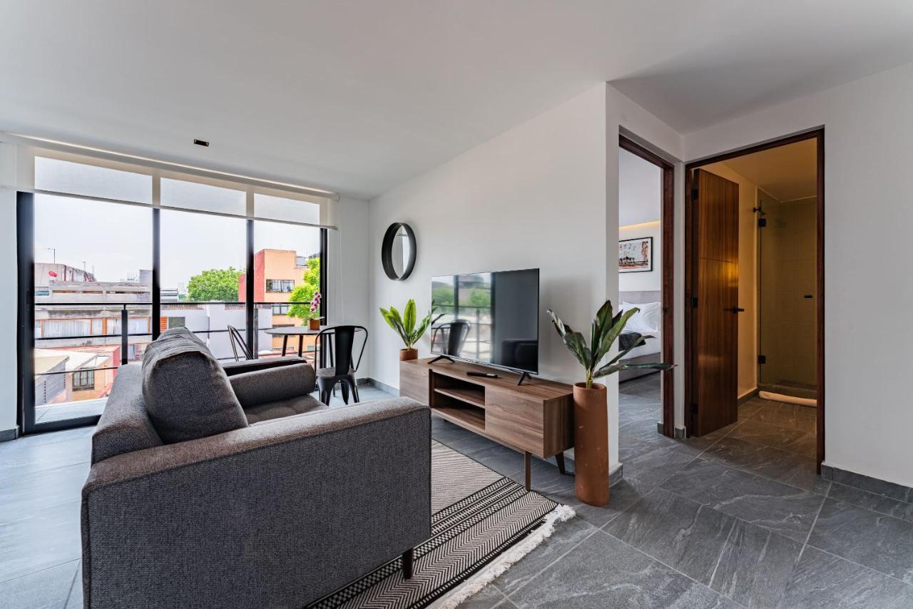 Santa Ma La Ribera Apartments By Vh Мехіко Екстер'єр фото